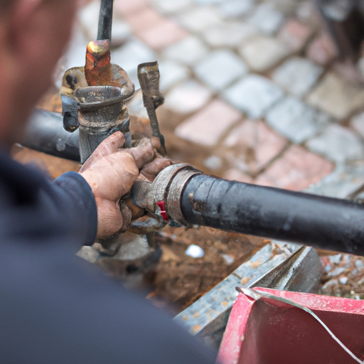 Reparatur von undichten oder tropfenden Wasserleitungen