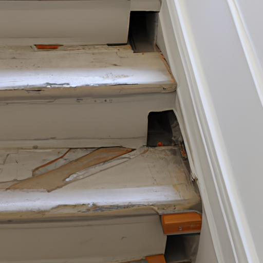 Defekte oder quietschende Treppenstufen reparieren